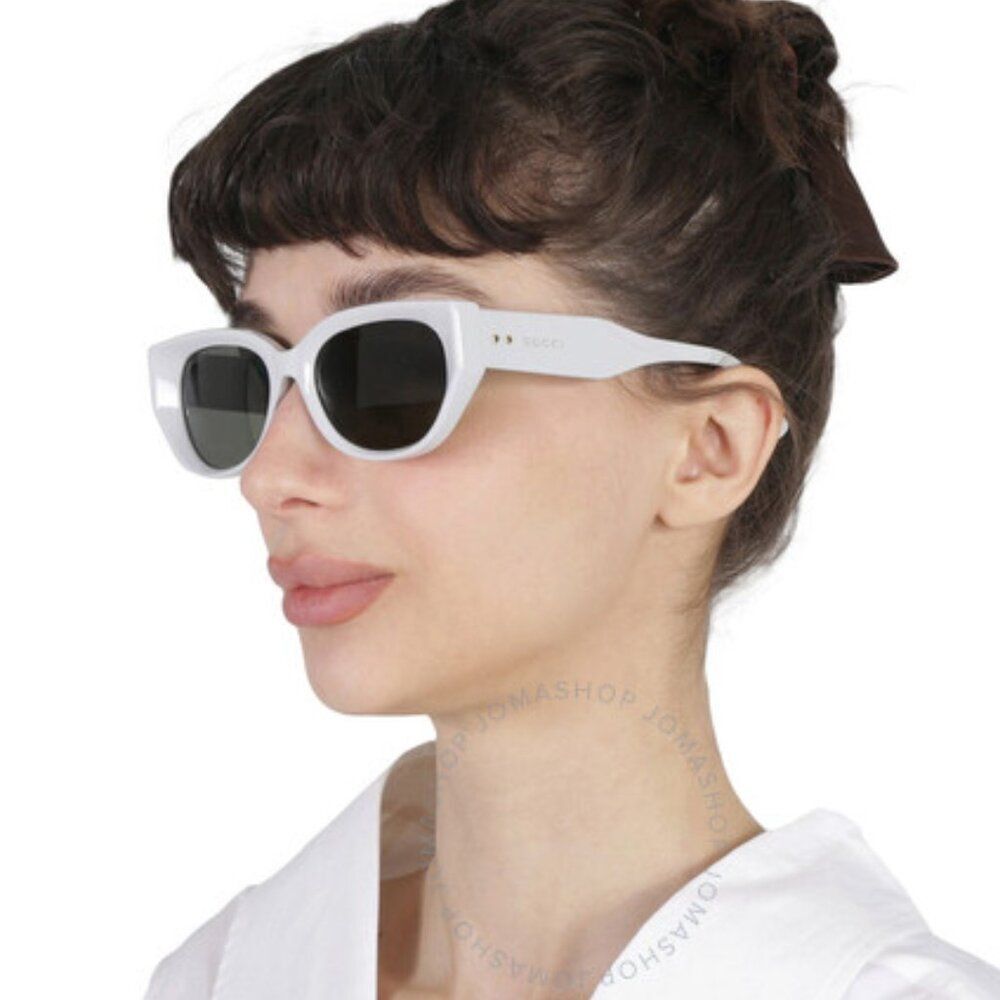 SALE! NEW Gucci GG1532SA 003 Grey Unisex Cat Eye Sunglasses GG 1532SA